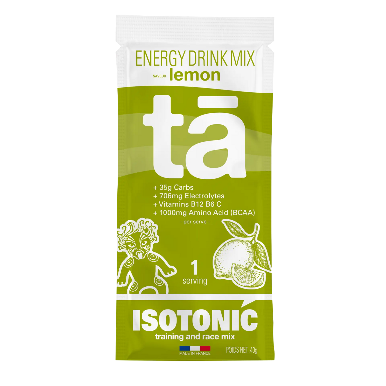 BOISSON ISOTONIC SACHET Citron Tā Energy
