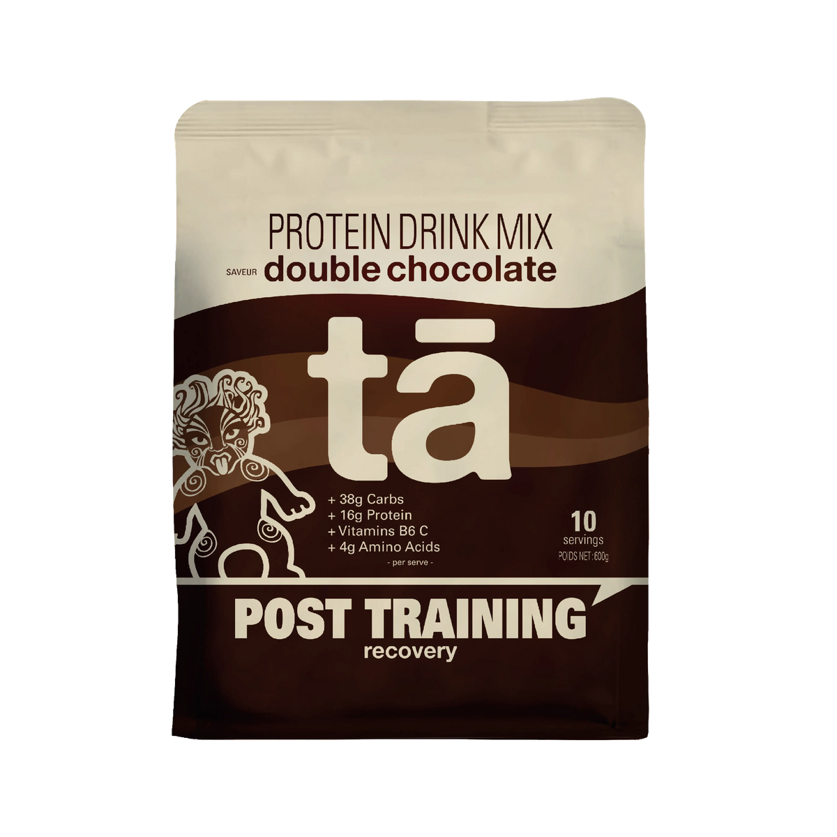 Boisson de récupération 600g saveur double chocolat Tā Energy