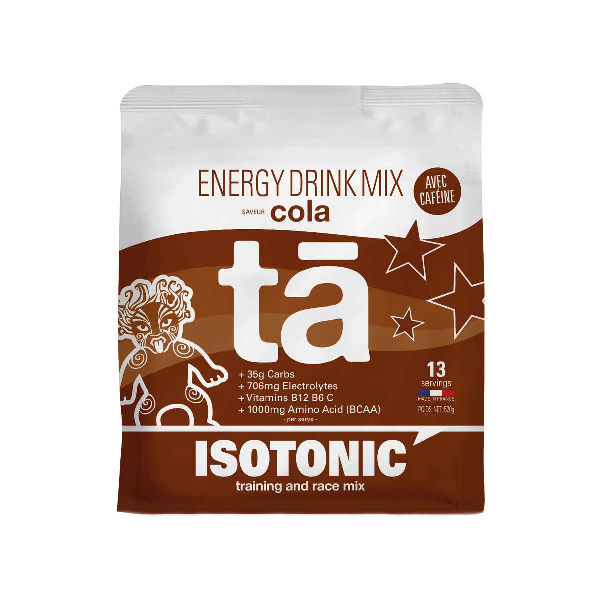 Boisson isotonique saveur cola Tā Energy