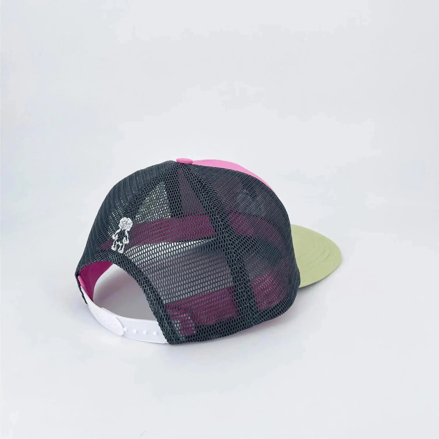 Casquette trucker rose vert