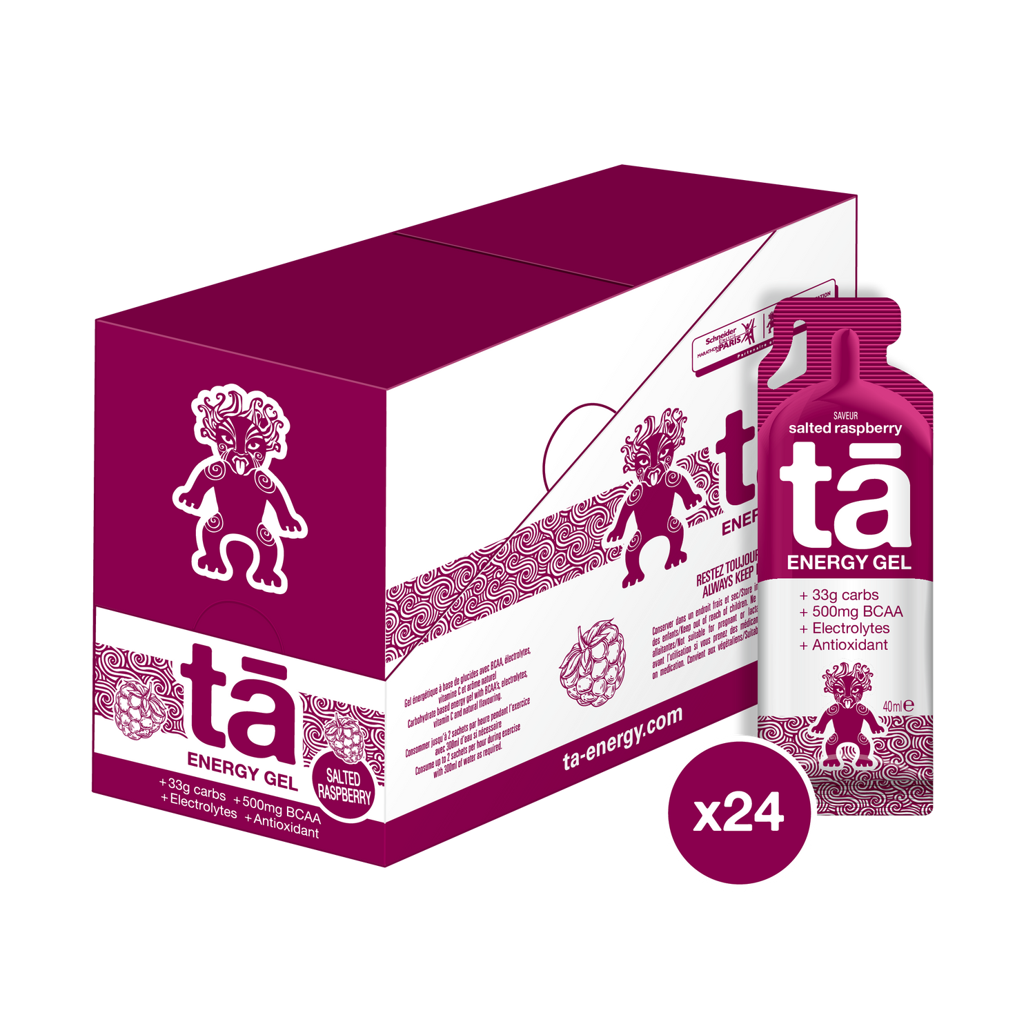 ÉNERGIE GELS salted raspberry Tā Energy