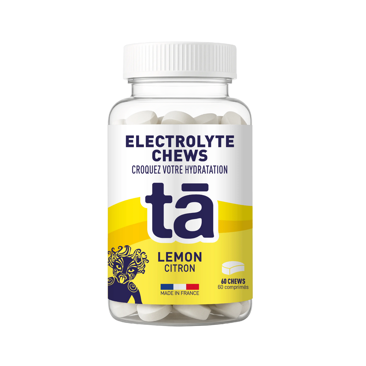 Électrolytes à croquer 60 pastilles Tā Energy