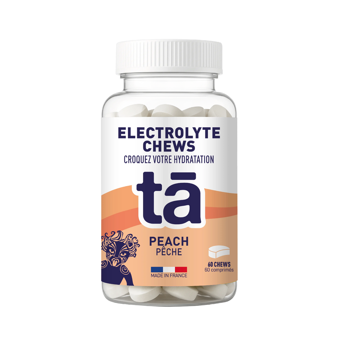 Électrolytes à croquer 60 pastilles Tā Energy