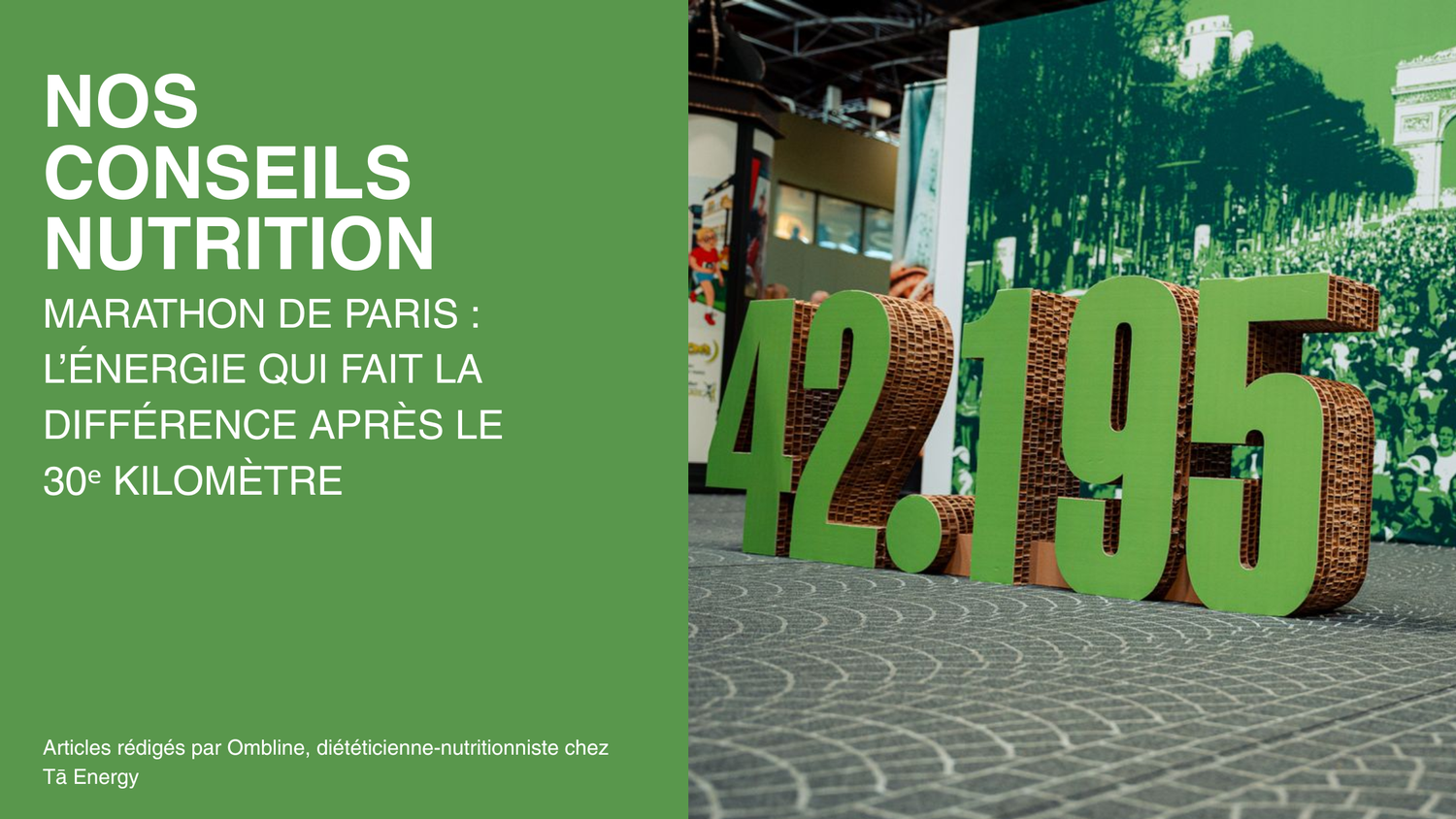 Marathon de Paris : l’énergie qui fait la différence après le 30ᵉ kilomètre