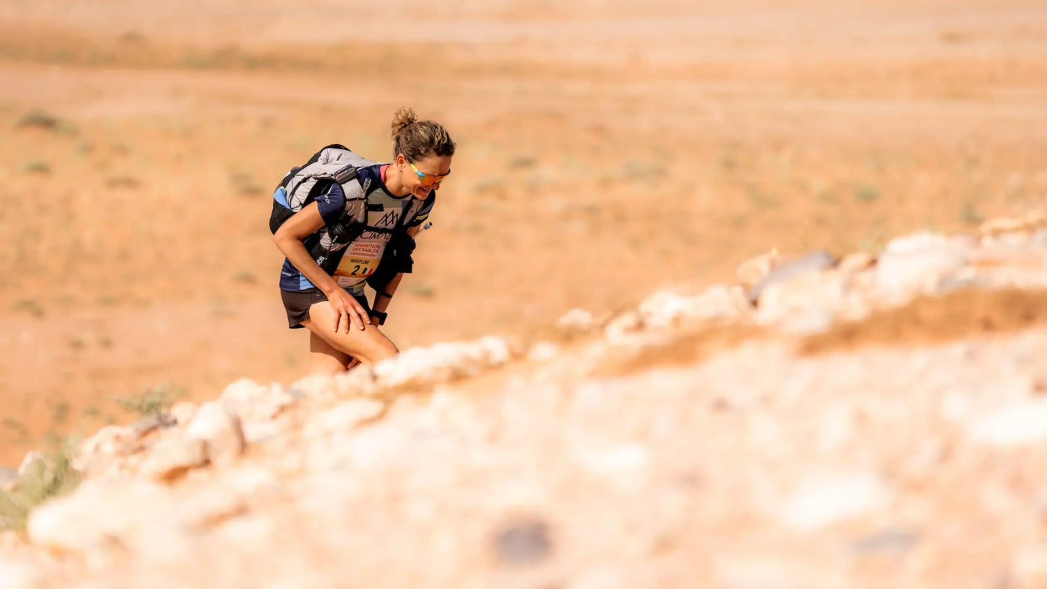 Maryline Nakache au Marathon des Sables