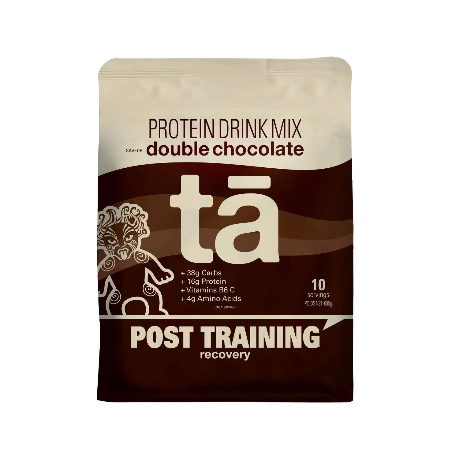 Boisson de récupération 600g saveur double chocolat