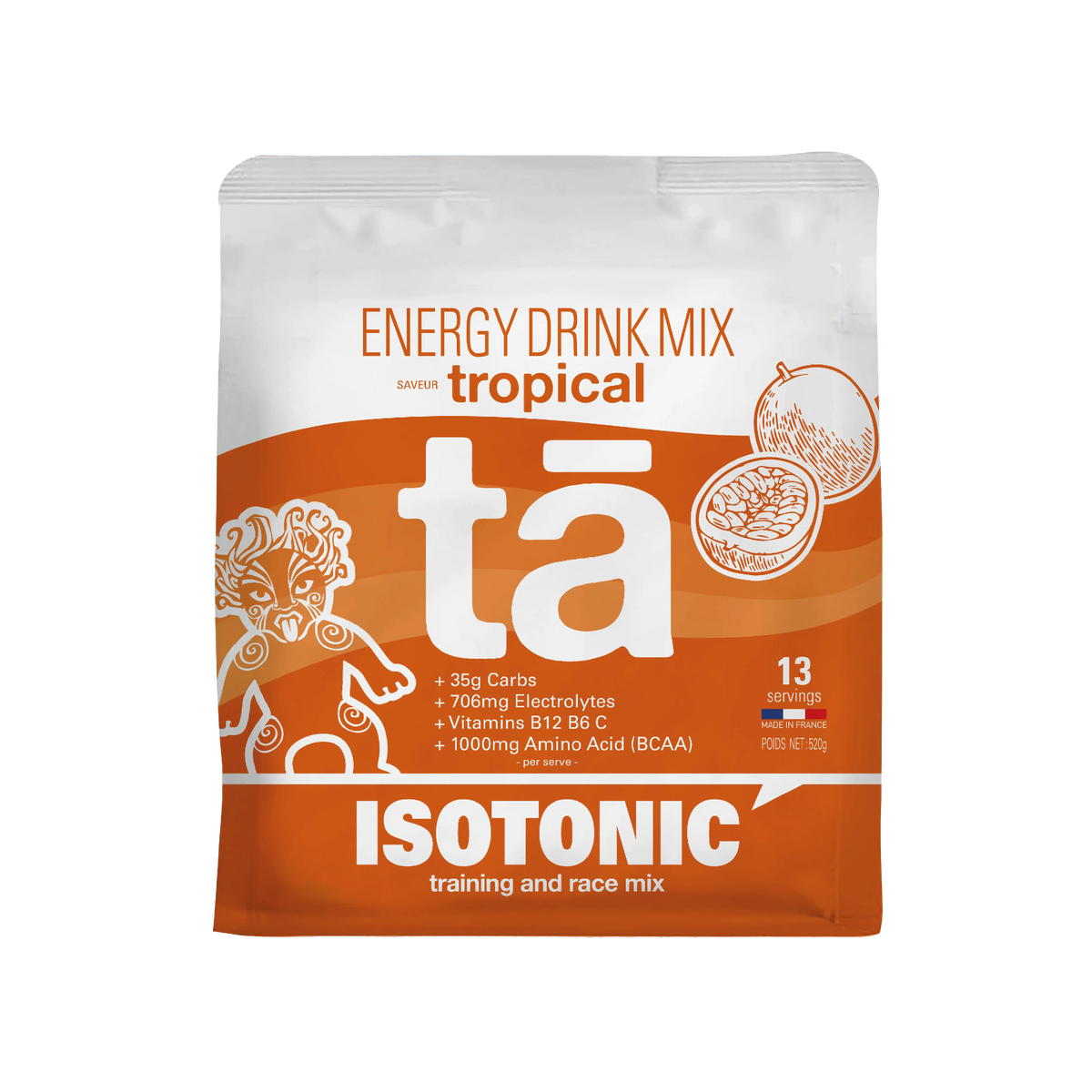 Boisson isotonique saveur tropical Tā Energy