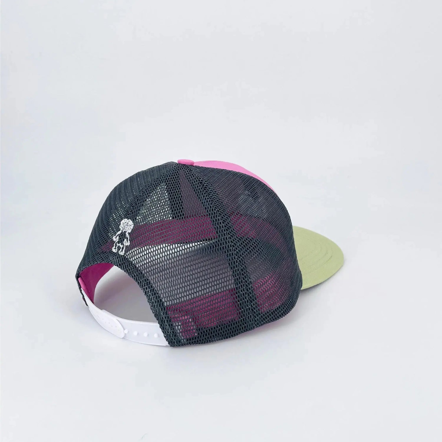 Casquette trucker rose vert