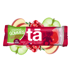 ÉNERGIE GOMMES cranberry pomme Tā Energy