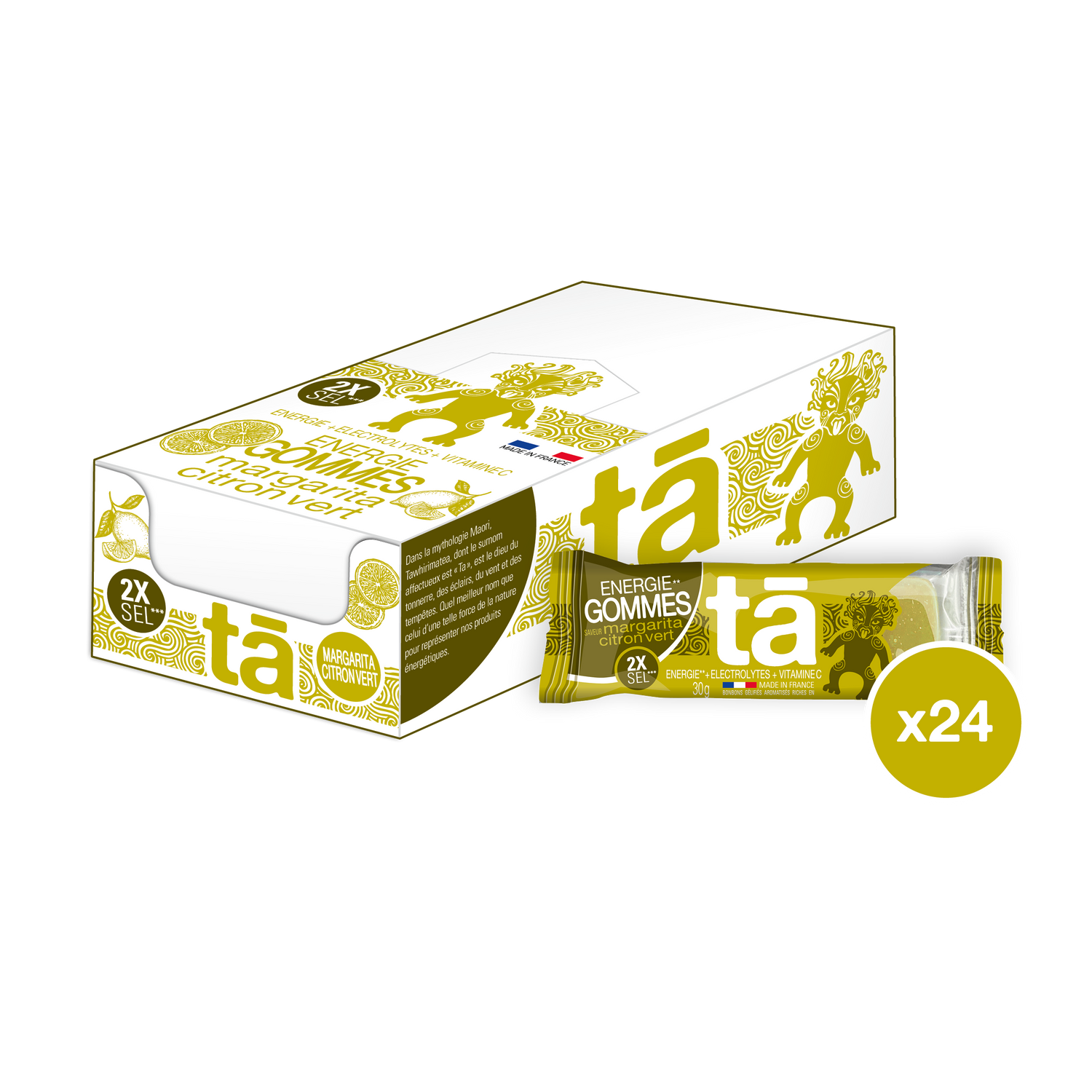 ÉNERGIE GOMMES margarita citron vert Tā Energy