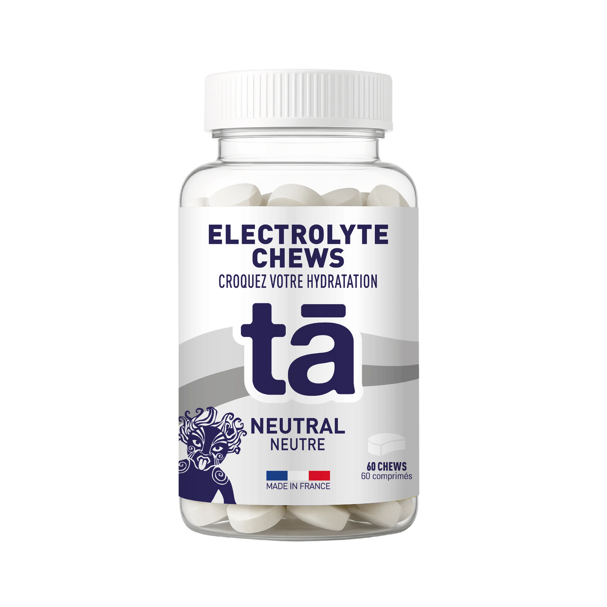 Électrolytes à croquer 60 pastilles Tā Energy
