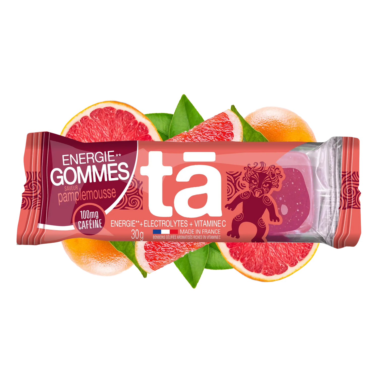 Gommes énergétique 30g saveur pamplemousse
