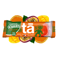 Gommes énergétique 30g saveur tropical