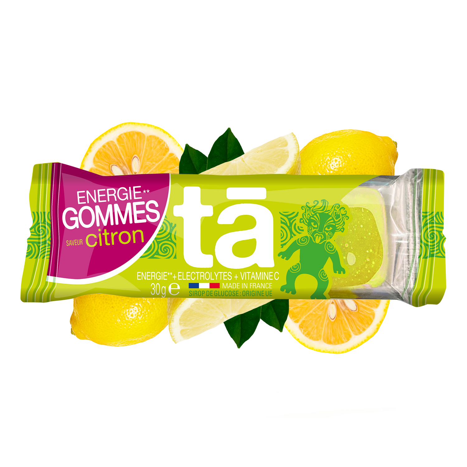 Gommes énergétiques 30g saveur citron