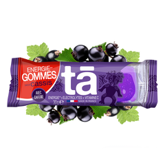 Gommes énergétiques 30g saveur cassis