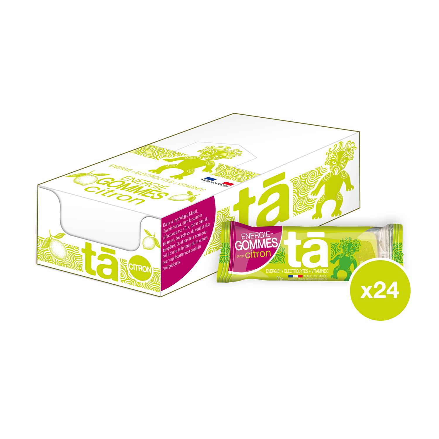 Gommes énergétiques 30g saveur citron