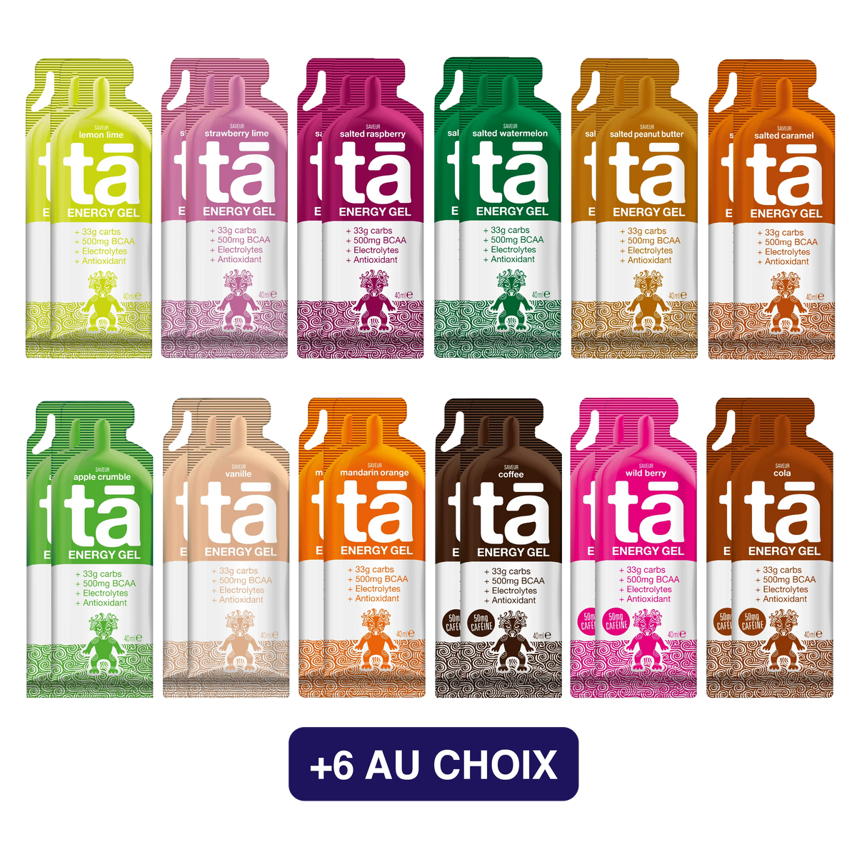 Pack gels énergétiques 24+6