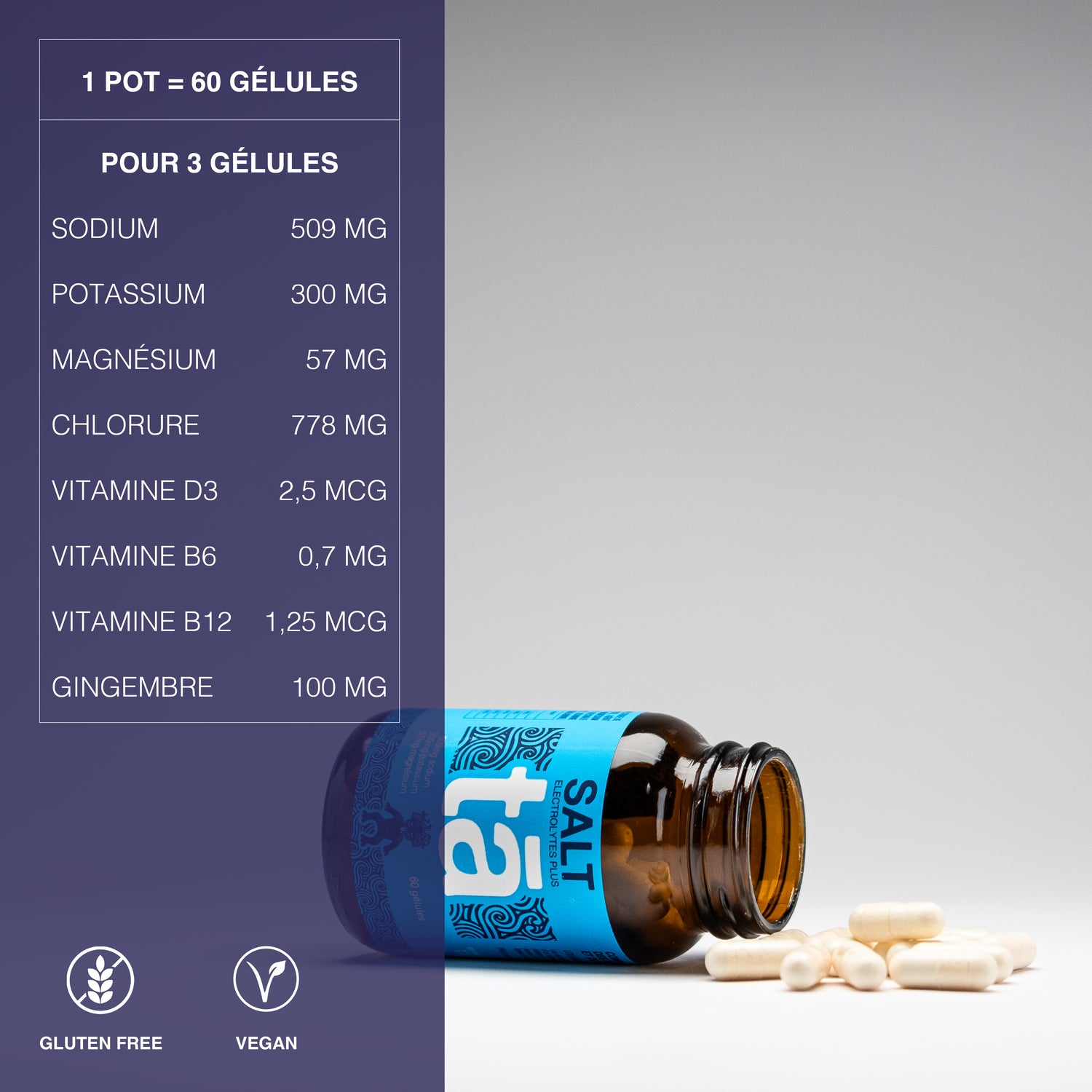 Salt capsules